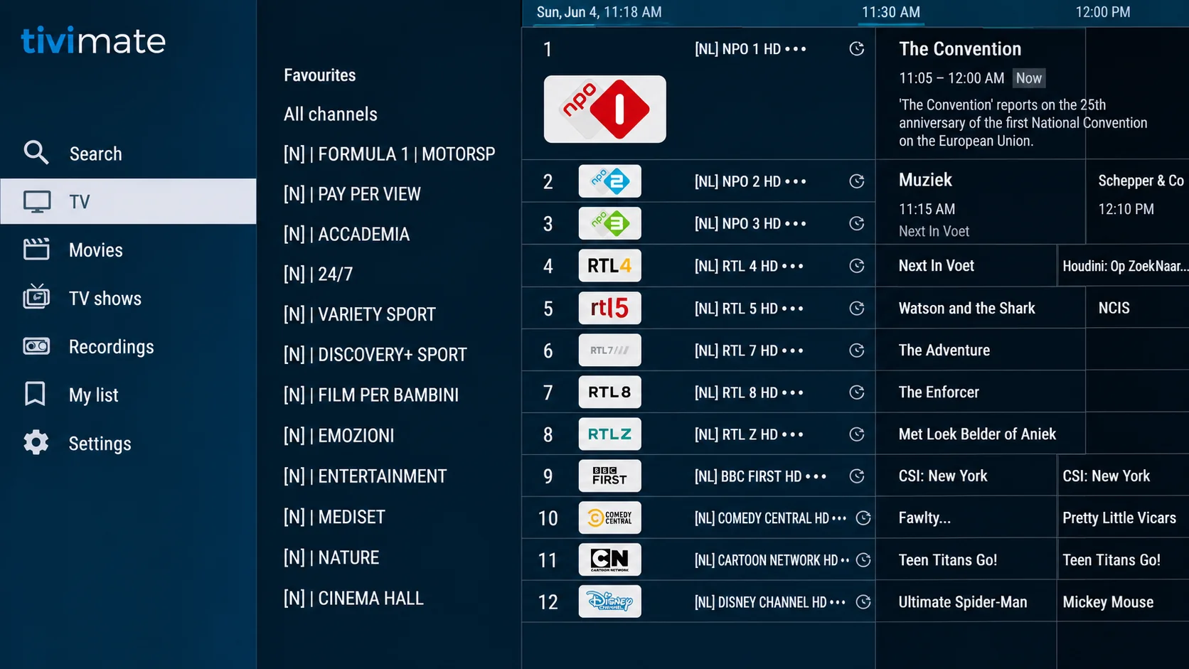 TiviMate Playlist lädt — 40.000 Sender auf Firestick verfügbar